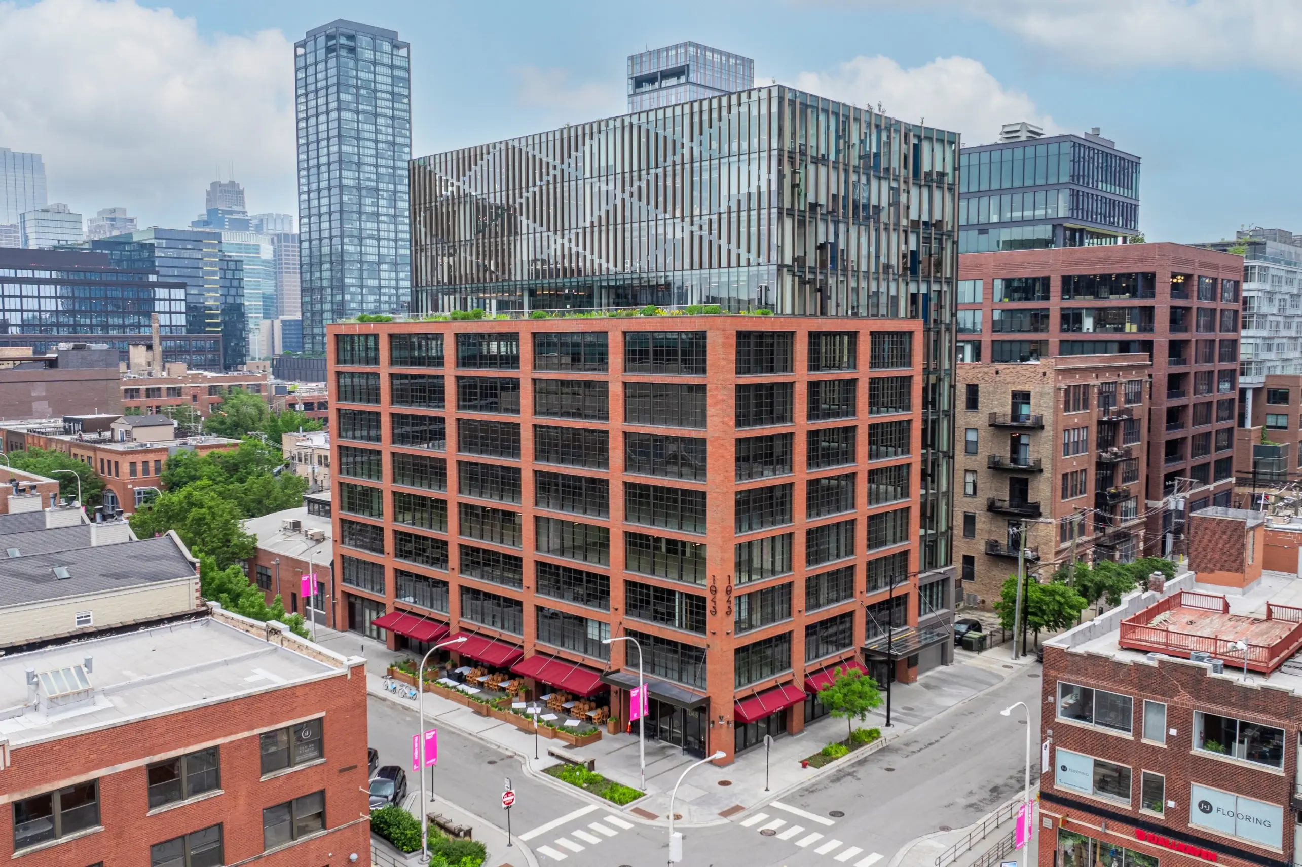 Exterior view of 1045 on Fulton office building