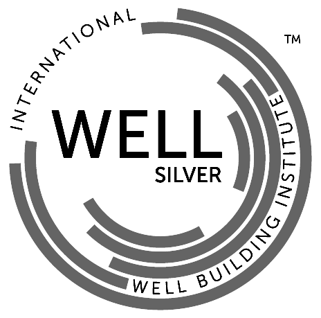 Well Building Institute Silver Grey logo
